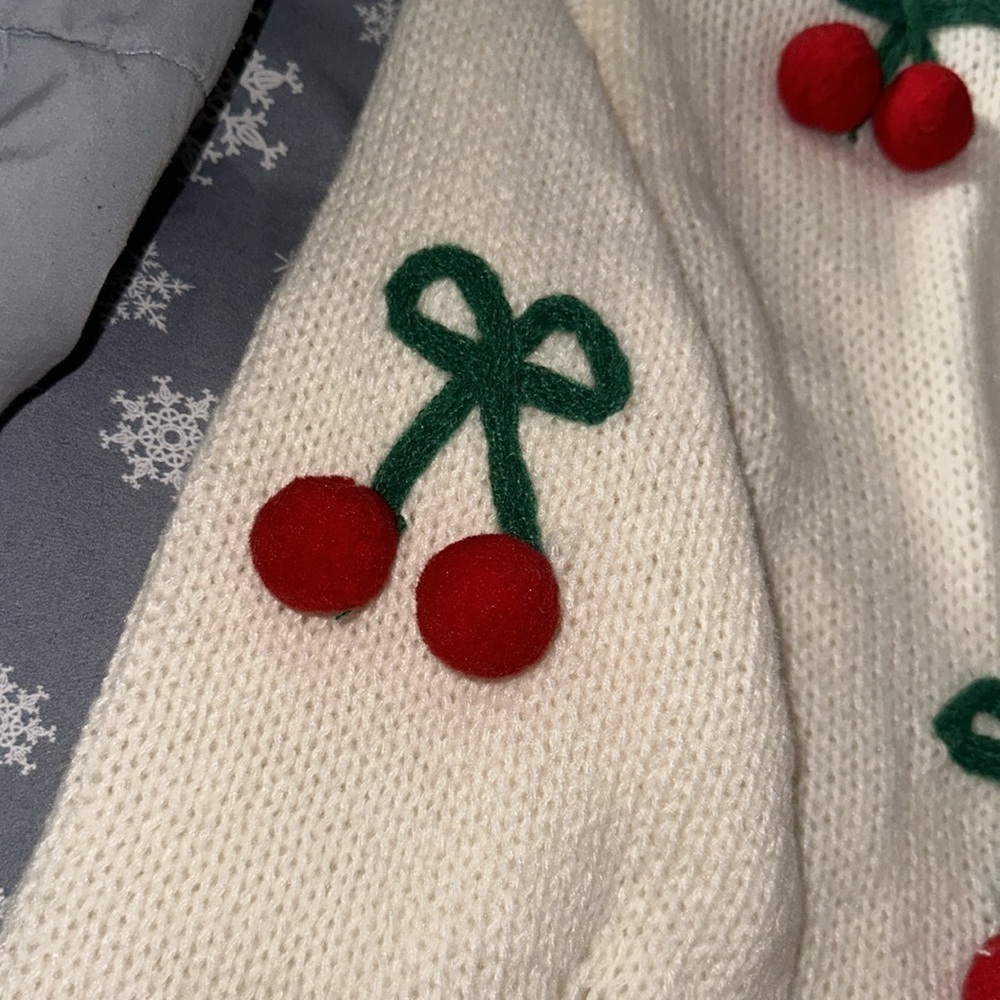 ๐ Luna Ivy cherry ๐ Fruit Cardigan Sweater ๐๐ - Picture 8 of 9